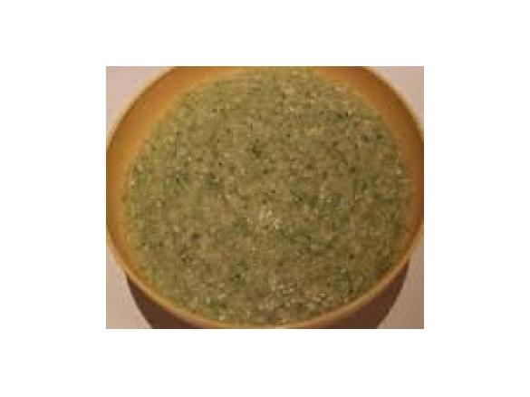 Spargel-Brokkoli-Brei mit Kartoffeln und Pute