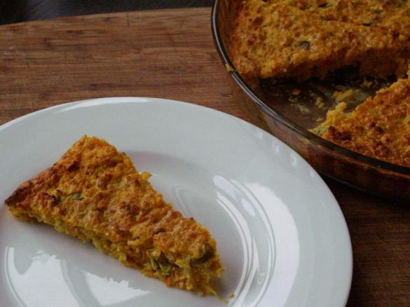 Möhrentarte ohne Boden