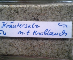 Kräutersalz mit Knoblauch