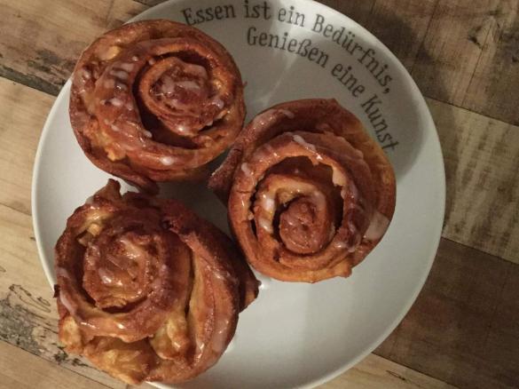 Apfel-Zimtschneckenmuffins