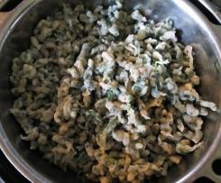 Spinatspätzle mit Dinkelvollkornmehl à la Sofie