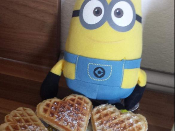 Waffeln mit Banane MINIONS " BANANNAAA"