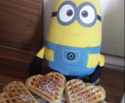 Waffeln mit Banane MINIONS " BANANNAAA"