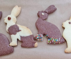 Butterkekse Osterhasen Schoko-Vanille