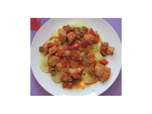 Variation von Schnelles Zuchini Paprika Gemüse