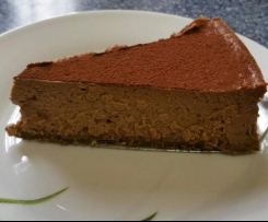 Espresso-Schoko-Käsekuchen ohne Alkohol