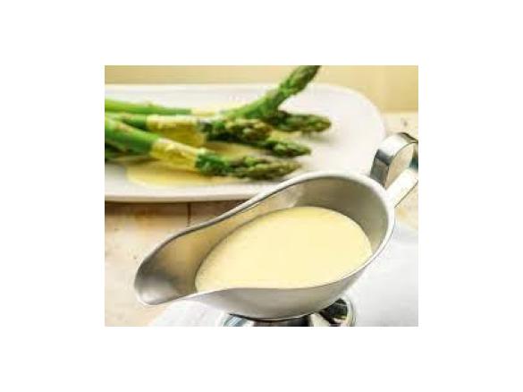 Soße Hollandaise mit Orange und Schalottencrema