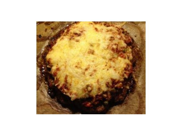 Riesenburger mit Gemüse