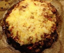 Riesenburger mit Gemüse