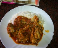 Hänchen-Paprika-Topf aus " So koche ich gerne" Kochbuch.