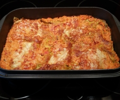 Karotten-Frischkäse-Lasagne