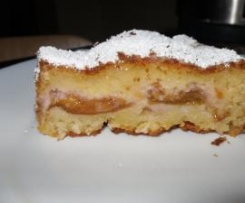Polentakuchen mit Pflaumen