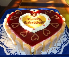 Kirsch-Eierlikör- Rückwärtstorte