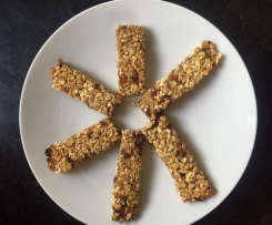 Müsliriegel mit Bananen