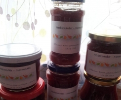 Herbstzauber - Marmelade ( Pflaume - Birne - Johannisbeere - Zimt)