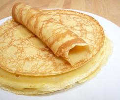 Pfannkuchenteig mit Brühe