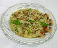 Pilz-Risotto mit Thymian
