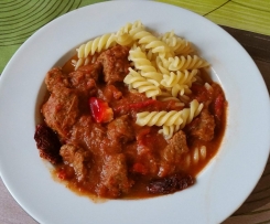 Gulasch mit getrockneten Tomaten, WW tauglich, 10 SP