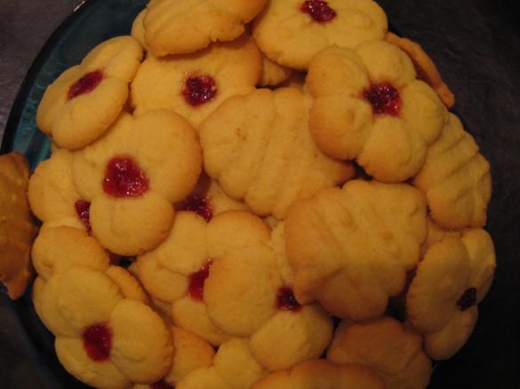 Marzipan Spritzgebäck Plätzchen Weihnachten