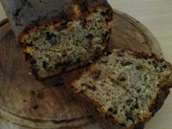 Bananenkuchen mit zweierlei Schokolade