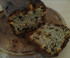 Bananenkuchen mit zweierlei Schokolade