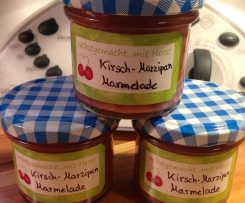 Kirsch-Marzipan Marmelade "kleine Portion"