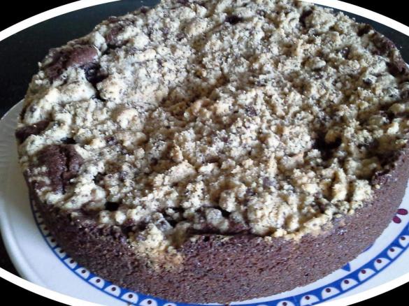 Kirschschokokuchen mit Streuseln