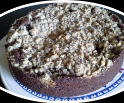 Kirschschokokuchen mit Streuseln