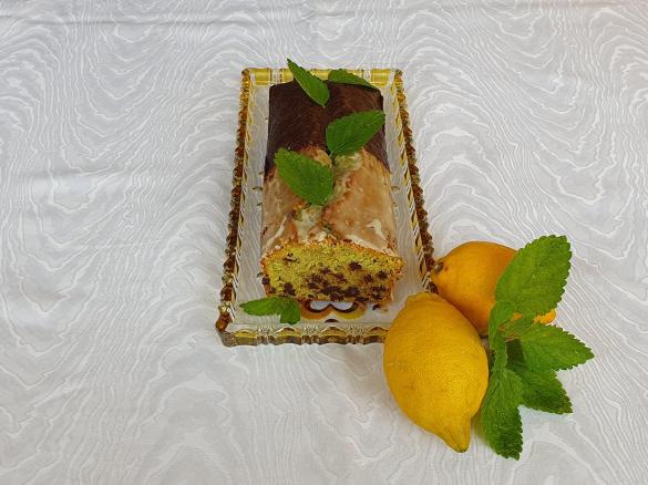Zitronenmelisse-Schoko-Kuchen