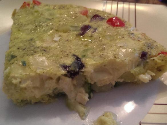 Gemüseomelette aus dem Ofen