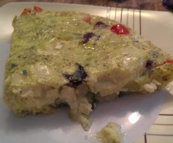 Gemüseomelette aus dem Ofen