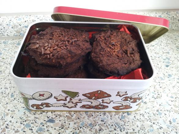 Schoko-Hafer-Taler, Cookies, vegan, fettfrei