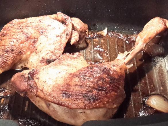 Variation von Gänsekeule Normandie