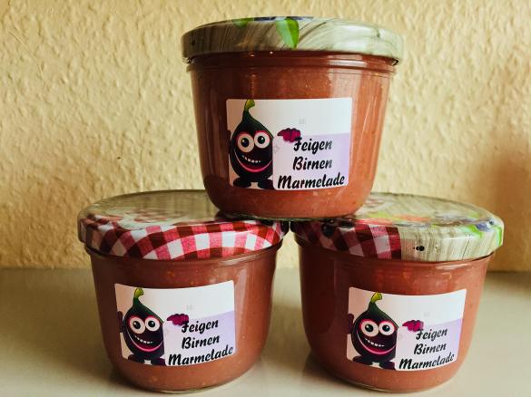 Feigen Marmelade mit Birnen
