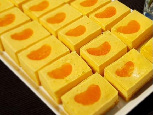 Käsekuchen mit Mandarinen