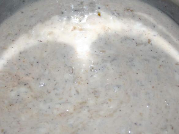 Variation von Apfel-Mascarpone-Creme statt Apfel Birne