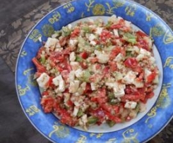 Variation von Paprika-Salat   " H E L L A S "