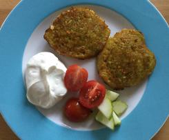 Kürbis-Zucchini-Puffer