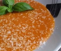 Rote Linsen-Kokossuppe nach Sophia Thiel, Linsensuppe