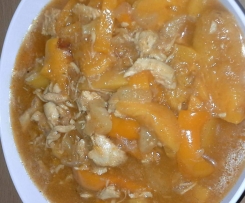 Putenfleisch süss-scharf