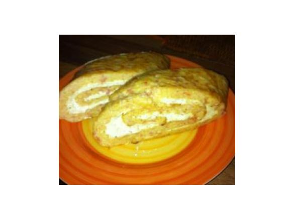 Pfannkuchenrolle, herzhaft