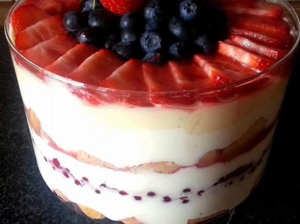 Andrea's Sommer Frucht Dessert für Partys