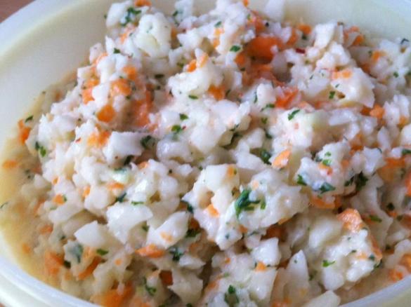 Kohlrabi-Karotten-Salat, Rohkost