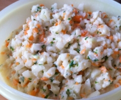 Kohlrabi-Karotten-Salat, Rohkost