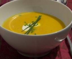 Ingwer Kürbis Suppe