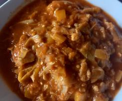 Paprika-Artischocken-Gulasch