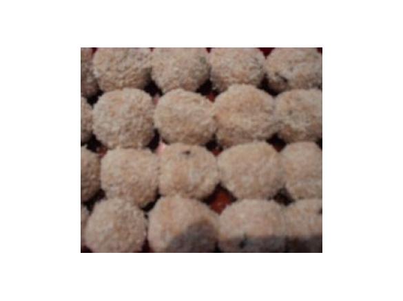  Erdbeer- Amaretto-Kugeln / Variation von Erdbeer-Mascarpone-Kugeln