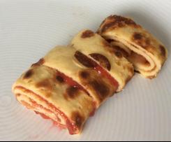 Pfannkuchen mit Vanillesoßenpulver