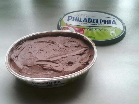 laktosefreie fruktosefreie Variation von Frischkäse-Schoko-Aufstrich 