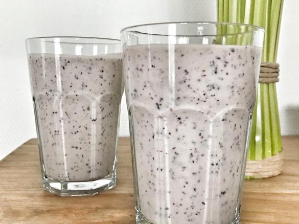 Blaubeeren-Bananen Smoothie